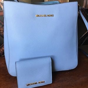 Michael Kors jet set bag and wallet
